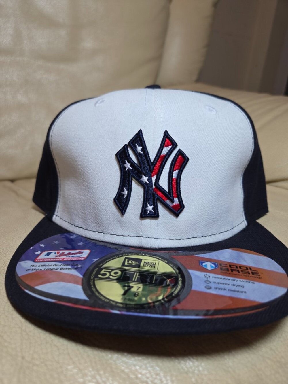 NewEra NewYork Yankees OnField Authentic Fitted Hat Stars & Stripes 7-7/8  7-3/4
